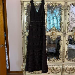 JS Collections Brown Sleeveless Dress